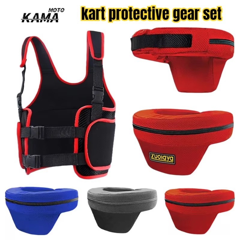 Cycling Gear And Equipment - อุปกรณ์ปั่นจักรยานเพื่อการพักผ่อนหย่อนใจแบบพิเศษสำหรับผู้ใหญ่และเด็กในชมรมคาร์ท ชุดเกราะป้องกันเอวแบบมีร่อง ผ้าคลุมป้องกัน