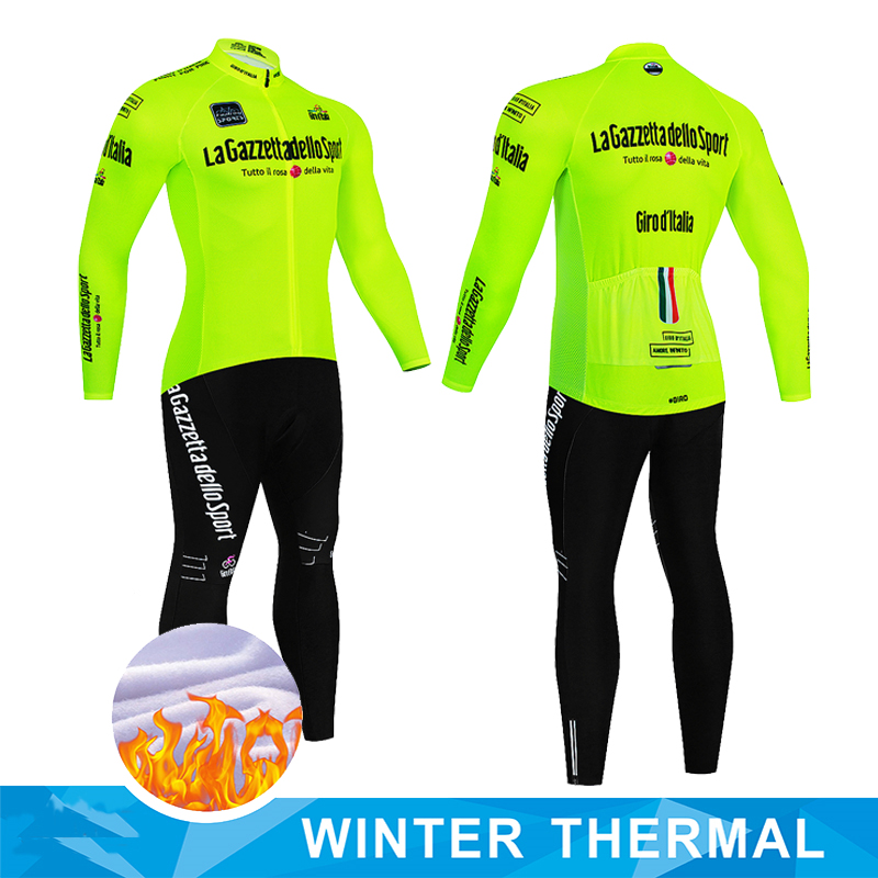 Cycling Gear Brands - ชุดปั่นจักรยานสำหรับทัวร์เดออิตาลีฤดูหนาว 2026 ชุดยูนิฟอร์มเสื้อแขนยาวสำหรับผู้ชาย เสื้อเจอร์ซีย์ผ้าฟลีซ ชุดกีฬา ชุดปั่นจักรยาน